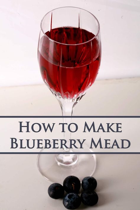 Blueberry Mead, Mead Wine Recipes, Homemade Booze, Mead Recipes, Mead Making, Wine Making Recipes, Homemade Wine Recipes, Blueberry Wine, Mead Wine