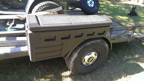 Utility Trailer Upgrades: Toolbox, LED Taillights, and Spare Tire Holder | etrailer.com Utility Trailer Accessories, Utility Trailer Upgrades, Trailer Upgrades, Jeep Trailer, Kayak Trailer, Trailer Storage, Off Road Trailer, Best Trailers, Picture Boxes