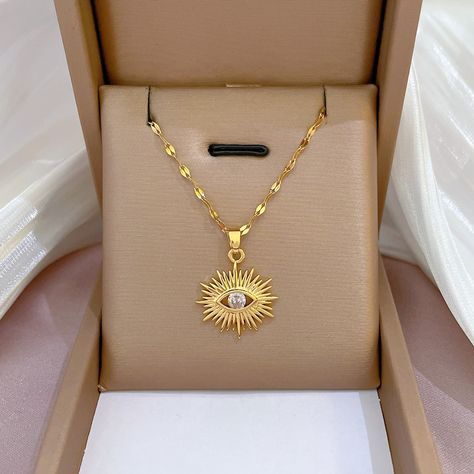 Faster shipping. Better service,Amazon,Tiktok,AliExpress,Shein Fashion Packaging, Party Necklace, Mens Jewelry Necklace, Wedding Party Jewelry, Turkish Jewelry, Trendy Necklaces, Eye Pendant, Evil Eye Pendant, Cute Charms