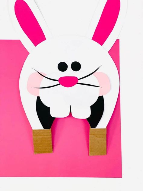 FEED THE BUNNY EASTER GAME - Hello Wonderful Bunny Game, Fine Motor Skills Activity, Motor Skills Activity, Easter Craft For Kids, Hello Wonderful, Homemade Paint, Easter Preschool, Easter Games, Fine Motor Skills Activities