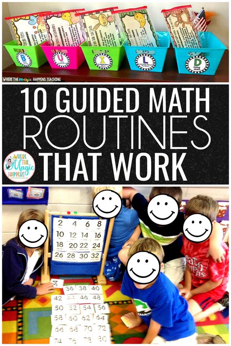 Kindergarten Math Block, Cognitive Guided Instruction Math, Guided Math First Grade, Teaching Math Primary, Guided Math Kindergarten, Build Math Centers, 3rd Grade Math Centers, Guided Math Centers, Guided Math Groups