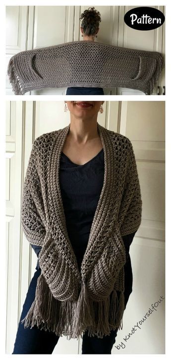 Theses Reader's Wrap Pocket Shawl Crochet Patterns make classic wrap to keep the chill off your shoulders. Pocket Wrap Pocket Shawl, Crochet Pocket, Crochet Wrap Pattern, شال كروشيه, Crochet Shawls And Wraps, Shawl Crochet, Wrap Pattern, Crochet Wrap, Crochet Clothes Patterns