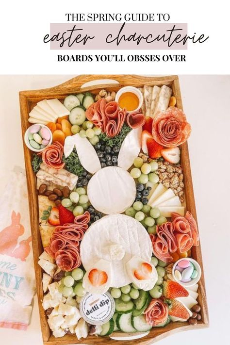 Easter Charcuterie Board Ideas, The Best Charcuterie Board, Easter Hosting, Best Charcuterie Board, Easter Charcuterie Board, Easter Platter, Easter Charcuterie, Plateau Charcuterie, Easter Party Food