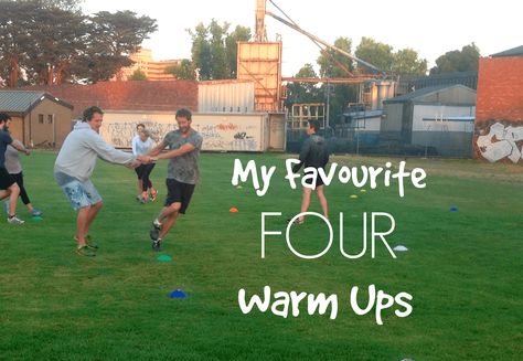 Four Awesome Team-Building, Smile-Cracking Warm-ups | Bootcamp Ideas Warm Up For Kids, Fun Warm Up Games, Bootcamp Games, Kids Team Building Activities, Bootcamp Ideas, Kids Exercise Activities, Bootcamp Workout, Outing Ideas, Warm Up Games