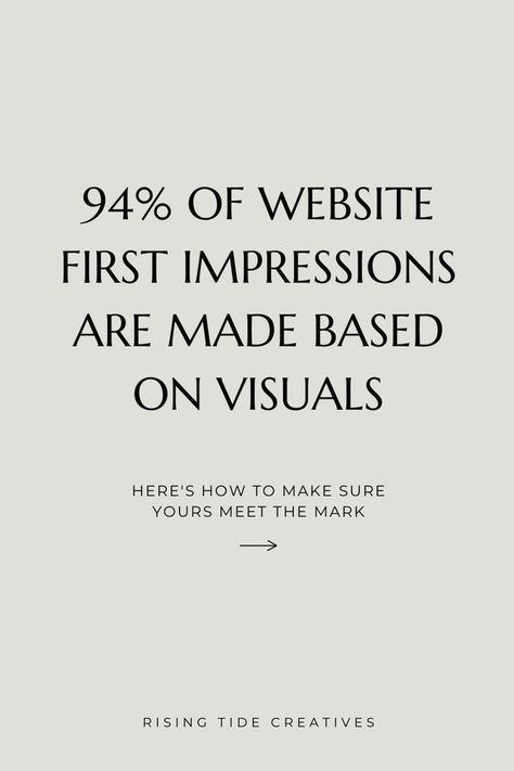 Along with your website font selection and colour palette the most important component of your website design is the images you choose for your website. With 94% of website first impressions being made based on visuals I’m not exaggerating when I say image selection can make the difference between a professional-looking, high-converting website, and a big ol’ mess. Learn how to choose the best images for websites here! Images For Website, Website Quotes, Image Presentation, Business Card Fonts, Website Design Inspiration Business, Branding Quotes, Consulting Business Logo, Feminine Business, Coaching Website