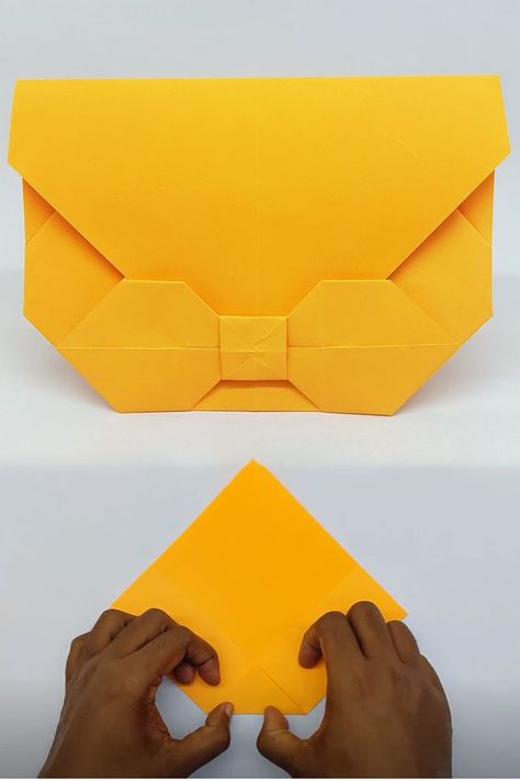 How to make paper envelope step by step - Simple origami envelope making ideas - Envelope making - Paper Envelope Crafts ideas. #Envelope #DIY #Origami Make Paper Envelope, Origami Envelope Tutorial, Origami Envelope Easy, Envelope Tutorial, Simple Origami, Envelope Making, Origami Envelope, Easy Origami, Making Paper