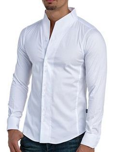 Gents Shirts, High Collar Shirts, Slim Fit Mens Shirts, Formal Men Outfit, Mens Kurta Designs, Mens Casual Outfits Summer, Men Fashion Casual Shirts, Mens Designer Shirts, Designer Suits For Men