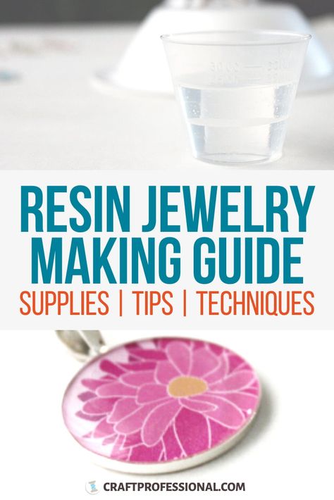 Resin jewelry making guide for beginners. In-depth tutorial shows you how to make resin jewelry, choose the right supplies, and avoid common problems. #resinjewelry #resintutorial #craftprofessional How To Do Resin Jewelry, Resin Pendant Diy How To Make, Resin Pendants Diy, Resin Jewelry Diy How To Make, Resin Jewellery Making, How To Make Resin Jewelry Tutorials, How To Resin Jewelry, Diy Epoxy Jewelry, How To Use Epoxy Resin Tutorials