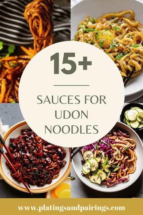 Noodle And Sauce Recipes, Authentic Udon Noodle Recipe, Best Asian Noodle Sauce, Udon Bowl Recipe, Udon Noodle Stir Fry Sauces, Asian Sauce Recipes Noodles, Korean Sauce For Noodles, What To Make With Udon Noodles, Best Udon Noodle Recipe