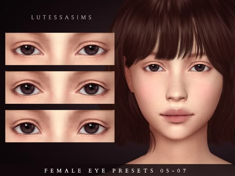 Female Eye Presets 05-07 – LutessaSims Sims4cc Presets, Eye Presets, Ts4 Presets, Presets Sims 4, Sims 4 Body Presets, Sims 4 Presets, Body Presets, Sims 4 Cc Eyes, Sims 4 Cheats