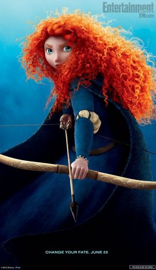 She's Pixar's first female protagonist; she wields a bow and arrow; she even shoots for her own hand...but I think the coolest thing about Merida is her hair. : ) Brave Pixar, Brave Characters, Brave Movie, Brave 2012, Brave Merida, Foto Disney, Princess Merida, Disney Brave, Merida Brave