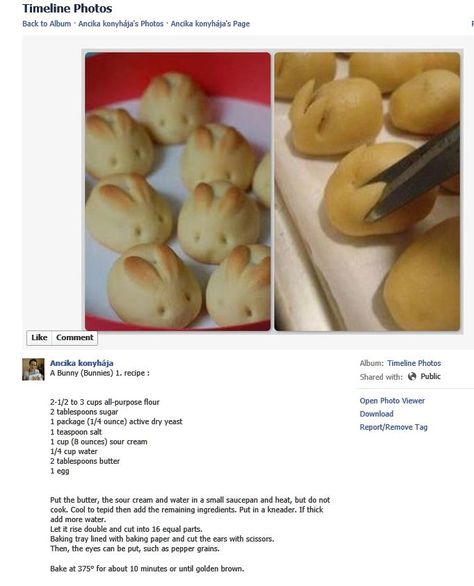 Bunny Rolls  Found this on FB.  These would be so cute to serve with Easter dinner Diy Mat, Design Cibo, Easter Bread Recipe, Bunny Bread, Resepi Biskut, Decorações Com Comidas, Bread Shaping, Easter Bread, Läcker Mat