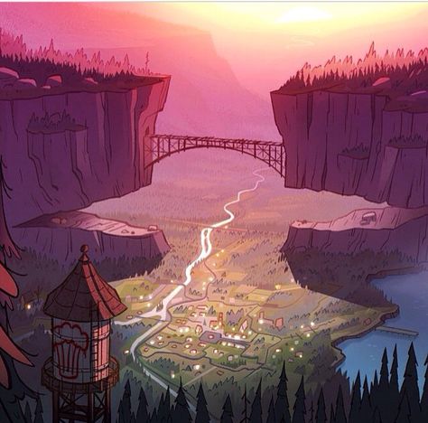 Um dos Lugares mais mistériosos de Gravity Falls! :3 Gravity Falls Nature, Gravity Falls Environment, Gravity Falls Phone Theme, Animated Characters Aesthetic, Gravity Falls Color Palette, Gravity Falls Background Art, Gravity Falls House, Gravity Falls Minecraft, Gravity Falls Widget