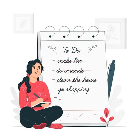 To do list concept illustration | Free Vector #Freepik #freevector #work #plan #agenda #checklist To Do List Illustration, List Illustration, Time Management Work, Do List, Trifold Brochure Design, Illustration Story, Concept Illustration, Web Design Company, Lists To Make