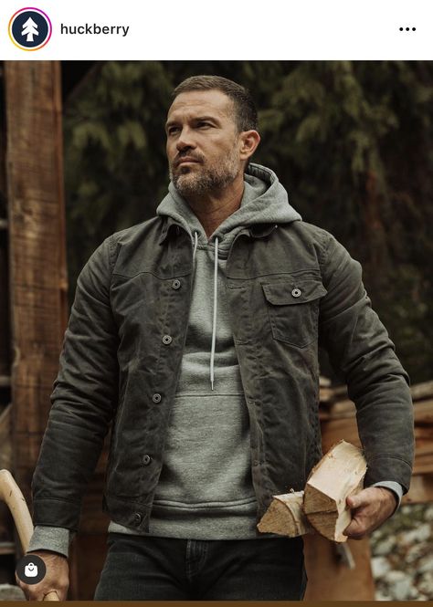 Lumberjack Style Men Outfits, Camping Outfits Men, Rugged Men Style, Country Outfits Men, Country Outfits For Men, Mens Outdoor Style, Outfit Hombre Casual, Winter Fashion 2022, Winter Fashion Nyc