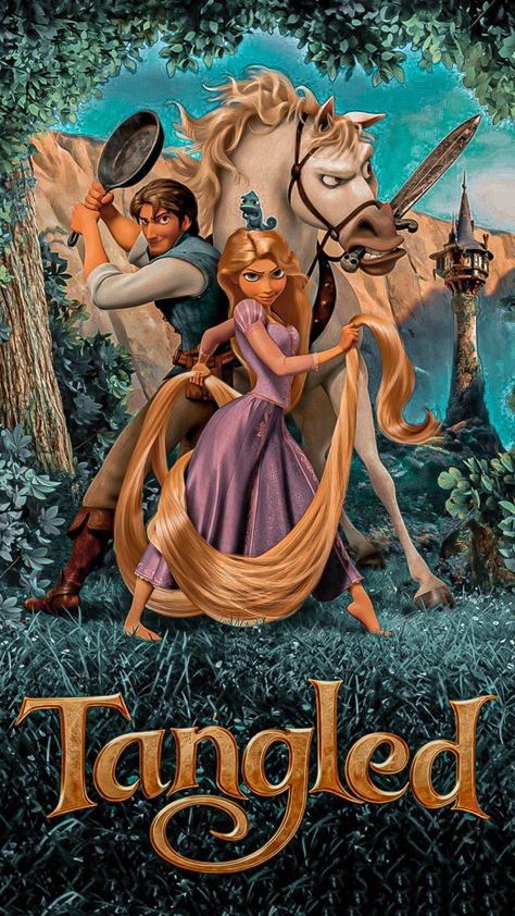 Rapunzel Book Cover, Tangled Movie Poster, Rapunzel Story Book, Rapunzel Poster, Cartoon Rapunzel, Film Rapunzel, Rapunzel Book, Aesthetics Posters, Tangled Poster