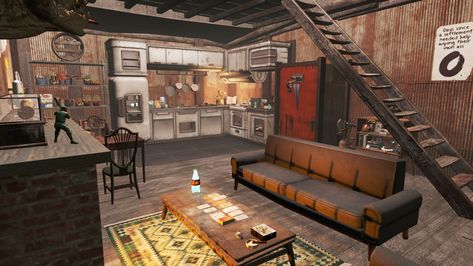 Fo4 Settlements, Fallout Four, Fallout Settlement, Fallout 4 Settlement Ideas, Interior Design Classes, Fallout Shelter, Build Inspiration, Fallout 76, Fallout Art