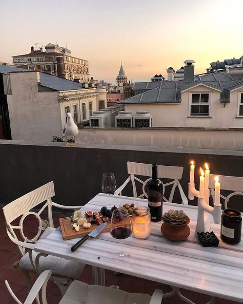 a pleasure of life: some good wine and moments like this 🍷🕯by @s_alinenok Istanbul Travel Guide, Different Types Of Houses, Paris In Spring, Istanbul Photography, Istanbul City, Paris Vibes, Europe Aesthetic, European Aesthetic, Good Wine