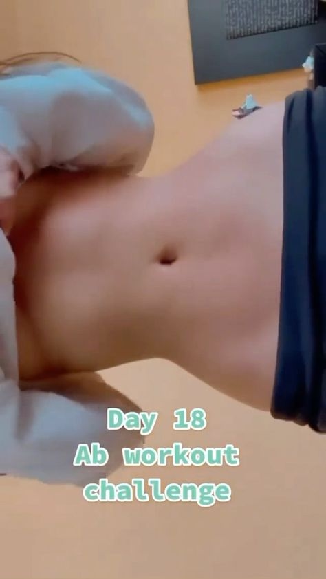 gymlist on Instagram: Day 18 ab workout challenge 💪 cc: @claireagal Ab Workout Challenge, Small Waist Workout, Modele Fitness, All Body Workout, Workout For Flat Stomach, Quick Workout Routine, Full Body Gym Workout, Workout Without Gym, Bodyweight Workout Beginner