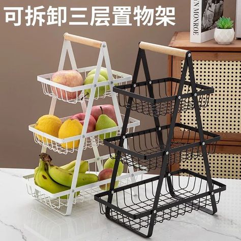 Wooden basket decor