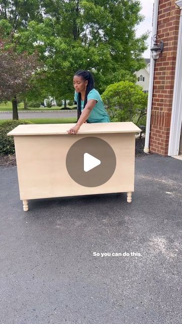 Nneka Mosley | DIY & Design + Lifestyle | PA on Instagram: "I’m back with Part 1 of the 4th project in my You Can Make This Series! This time Im making a DIY Dessert Cart for my daughter’s birthday next week and showing you yet another project that’s basically just making a box . It’s mostly made of plywood and 1x5’s and you’ll also need some dowel rods and trim. I purchased legs as well.  Now y’all know I have to add some color so I’m going with this shade of pink from Sherwin Williams called Dragon Fruit. I painted  the base and the topper.  Once all the pieces were done I added these closet rod holders into the topper and countertop then popped the dowels in.  Now that the build is done it’s time to add my finishing touches.  Stay tuned for the final reveal & full tutorial. Now what col Dessert Cart Diy, Diy Dessert Cart, Dessert Cart Ideas, Diy Candy Cart, Bakery Stand, Diy Cart, Dessert Cart, Diy Dessert, Rod Holders