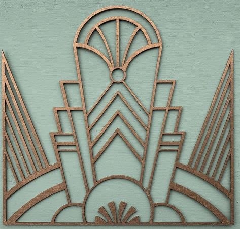 Salon Art Deco, Art Deco Panel, Wooden Inlay, Art Deco Motif, Art Deco Artwork, Art Deco Inspiration, Motif Art Deco, Art Deco Bedroom, Art Deco Interior Design