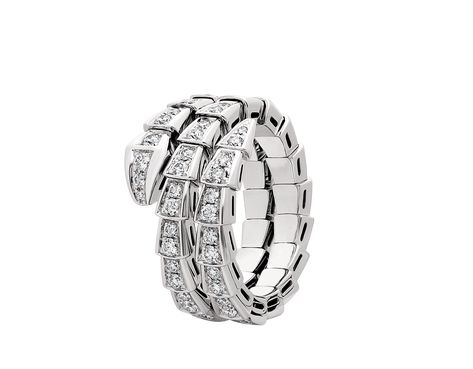 Serpenti Viper Ring Bvlgari Serpenti Ring, Rings Bvlgari, Bvlgari Ring, Coil Ring, Bulgari Jewelry, Bvlgari Jewelry, Bvlgari Serpenti, Ring White Gold, Gold Ring Sets