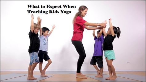 Kids are vibrant, noisy, and full of curiosity. When you are teaching a class full of #kids you will have to modify things a bit to get them engaged, and to give them a positive experience with yoga. Kid Exercise, Best Yoga Videos, Kids Yoga Classes, Yoga Relaxation, Childrens Yoga, 20 Minute Yoga, Post Yoga, Yoga Mindfulness, Kids Yoga