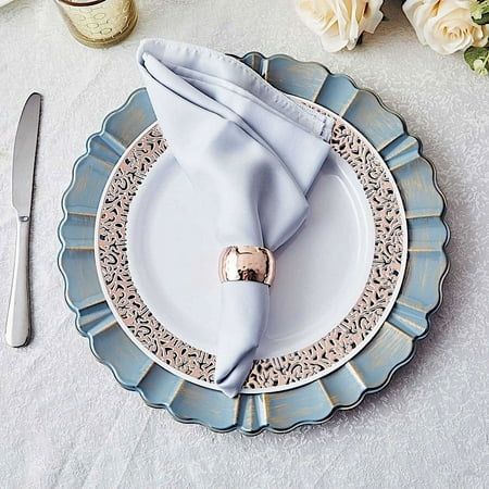 Sage green wedding table setting