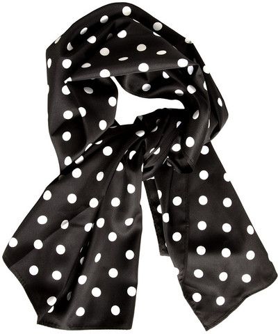 ~ Polka Dots ~ Polka Dot Accessories, Scarf Black And White, How To Wear Hoodies, Pink And Black Polka Dot, Polka Dot Business Ties, Badgley Mischka Shoes Wedding, How To Wear Joggers, How To Wear Vans, Sourpuss Clothing