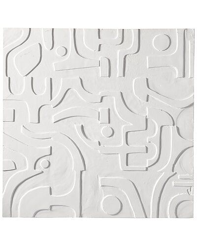 CosmoLiving by Cosmopolitan Geometric White Wood Intricately Carved Wall Decor White Wood Wall Decor, Carved Wall Decor, Mountain Wall Decor, White Wood Wall, Decor Objects, Cosmoliving By Cosmopolitan, Geometric Wall Decor, Neutral Aesthetic, Abstract Texture