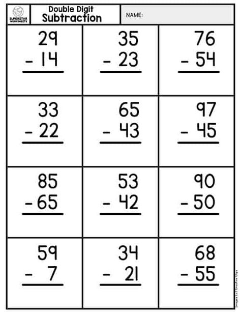 Subtraction Worksheets Subtraction Grade 2 Worksheets, 3rd Grade Subtraction Worksheets, Substrate Worksheet, Subtraction 2 Digits Worksheets, Second Grade Subtraction Worksheets, Simple Subtraction Worksheets Free, Ukg Maths Worksheets, Free Subtraction Worksheets, 2 Digit Subtraction Without Regrouping