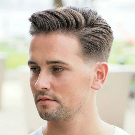 Simple Haircuts For Men, Side Part Mens Haircut Low Fade, Medium Length Mens Hairstyles, Side Part Men, Short Side Part, Really Short Haircuts, Medium Length Mens Haircuts, Older Mens Hairstyles, Easy Mens Hairstyles