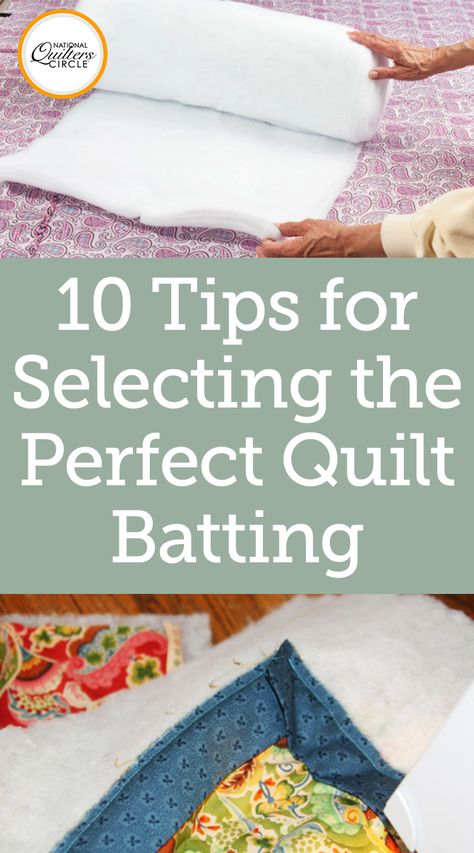 High Loft Quilt Batting, Using Fleece As Batting, Quilt Batting Alternative, Batting For Quilts, Batting Fabric, Making Quilts, History Of Quilting, Quilt Studio, Tie Quilt