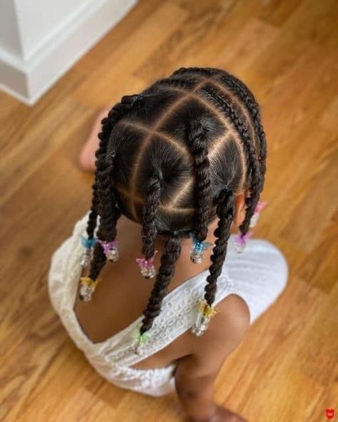 Toddler Cornrows, Black Daughter Hairstyles, Quick Toddler Hairstyles Black, Toddler Girl Hairstyles, Black Toddler Hairstyles, Black Baby Girl Hairstyles, Baby Girl Hairstyles Curly, Toddler Braided Hairstyles, Daughter Hairstyles