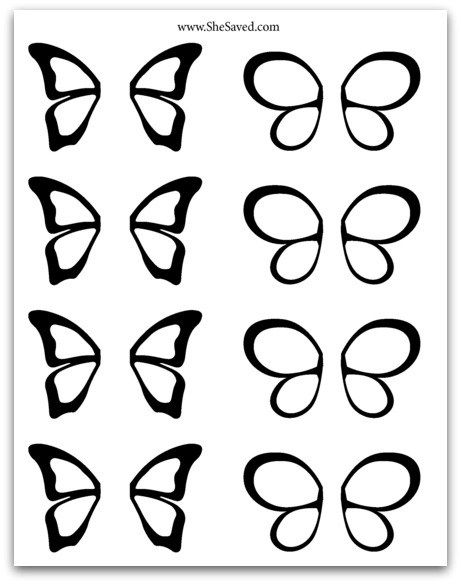 Print out this free chocolate butterfly pattern to make your own chocolate butterflies! Butterfly Cupcake Cake, Chocolate Cupcakes Decoration, Chocolate Butterfly, Chocolate Template, Chocolate Butterflies, Royal Icing Templates, Make Your Own Chocolate, Butterfly Cupcakes, Chocolate Garnishes