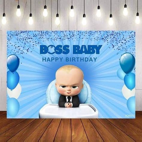 Boss Baby Background, Baby Birthday Backdrop, Baby Birthday Banner, Baby Birthday Party Decorations, Shark Party Decorations, Baby Background, Baby Party Decorations, Baby Shower Background