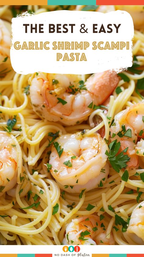 Dive into the flavors of our Garlic Shrimp Scampi Pasta, where tender shrimp meets aromatic garlic and fresh parsley, all tossed with linguine in a zesty lemon butter sauce. Ideal for a quick gourmet meal that impresses at any dinner table. Ready in just 40 minutes, it’s perfect for any occasion. Love this recipe? Pin it to your 'Dinner Favorites' board and share the deliciousness with friends!