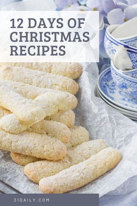 We're celebrating the 12 Days of Christmas this year with 12 Days of Christmas Recipes. From sweet treats to savory goodies, most are easy, all are festive and fun. 12 Days Of Christmas Recipes, 12 Days Of Christmas Food Ideas, 12 Days Of Christmas Gift Ideas, 12 Days After Christmas, Homemade Banana Pudding Recipe, Liturgical Living, 31 Daily, Christmas Eats, Homemade Banana Pudding