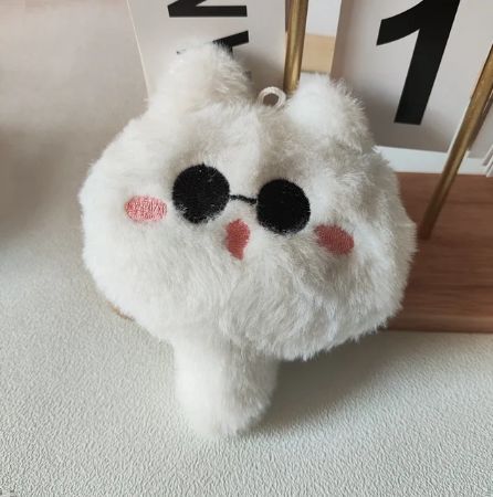 Gojo Cat Plush, Gojo Keychain, Gojo Merch, Gojo Cat, Anime Plushies, Plush Keychain, Cat Keychain, Cat Plush, Jujutsu Kaisen