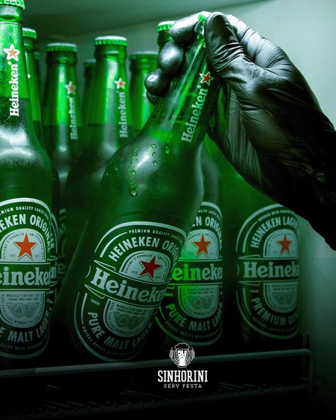 Social Media - Sinhorini Servfesta on Behance Heineken Beer Bottle, Alcohol Pictures, Beer Wallpaper, Drink Fridge, Heineken Beer, Beer Storage, Beer Pictures, Beer Photography, Beer Photos