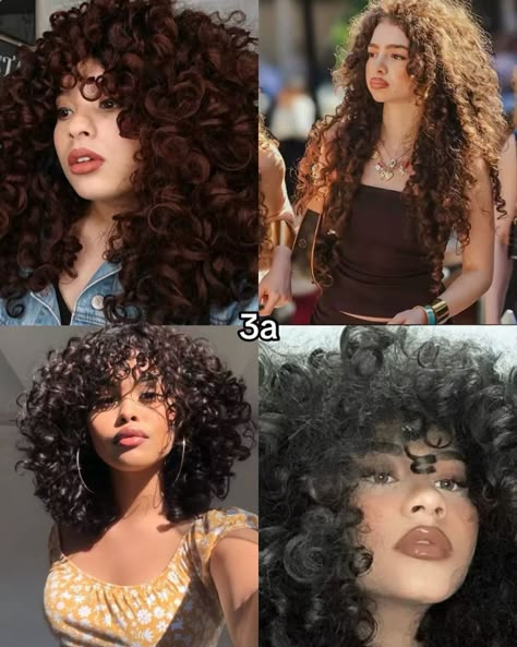 Whats your curly hair type? I seen so many people getting wrong how 3a/3b/3c look like so here you go this how they look like 🫶 #curlyhair #hair #cachos #cabelo #3a #3b #3c 3 B Curly Hair, 3a 3b Hair, Long 3a Curly Hair, Curly Hair 3b/3c, 3b Afro, 3a 3b Curly Hair, Short Curly Hair 3b 3c, 3a Hairstyles, Type 3 Hair