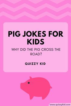 Pig jokes for kids. Fun, family friendly jokes for children #pigs #jokes #jokesforkids #animals Summer Jokes For Kids, Grandma Humor, Pig Jokes, Grandchildren Activities, Riddles Kids, Summer Jokes, Kid Jokes, Pregnancy Jokes, Jokes To Tell