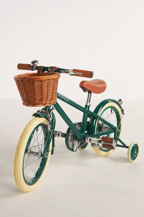 BANWOOD Classic Kids Bike | Anthropologie Vintage Playroom, Kids Toy Shop, Kids Bicycle, Balance Bike, Camping Crafts, Classic Kids, Pull Toy, Kids Bike, Bike Design