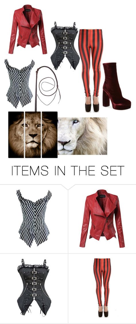 "London, The Lion Tamer" by serafina-garnett on Polyvore featuring art Lion Tamer Costume Women, Lion Tamer Costume, Scary Circus, Female Lion, Lion Tamer, Fantasy Fest, Lion Dance, Halloween 2023, The Lion