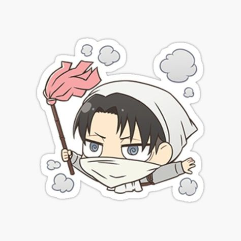 Levi Stickers, Stickers Anime, Snapchat Stickers, Anime Printables, Tumblr Stickers, Scrapbook Stickers Printable, Attack On Titan Levi, Bullet Journal Stickers, Kawaii Stickers