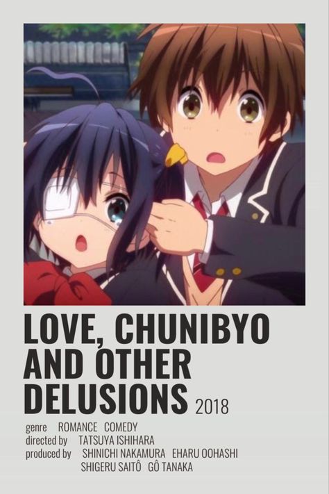 Love, Chunibyo and Other Delusions Minimalist Poster! Love Chunibyo And Other Delusions, Japanese S, Love Chunibyo, Anime To Watch, Japanese Animated Movies, Anime Suggestions, Poster Anime, Animes To Watch, Anime Printables