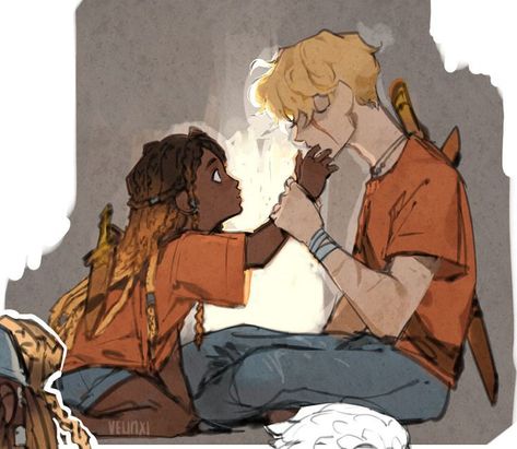 Percy And Luke Fanart, Magnus Chase And Annabeth, Percy Jackson Decorations, Percy Jackson Room Decor, Luke Percy Jackson, Pjo Art, The Kane Chronicles, Percy Jackson Wallpaper, Luke Castellan