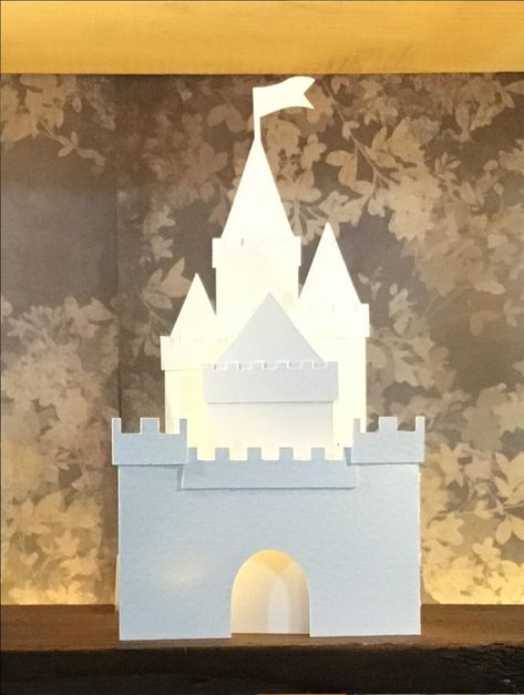 Easy Cardboard Castle, Origami Scene, Castle Card, Castle Backdrop, Cardboard Castle, Castle Background, Medieval Party, Card Svg, Princess Theme