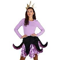 Ursula Tentacles, Ursula Wig, Disney Villain Costumes, Ursula Costume, Purple Clothing, Fun Costumes, Disney Costume, Full Body Costumes, Elastic Waistband Skirt